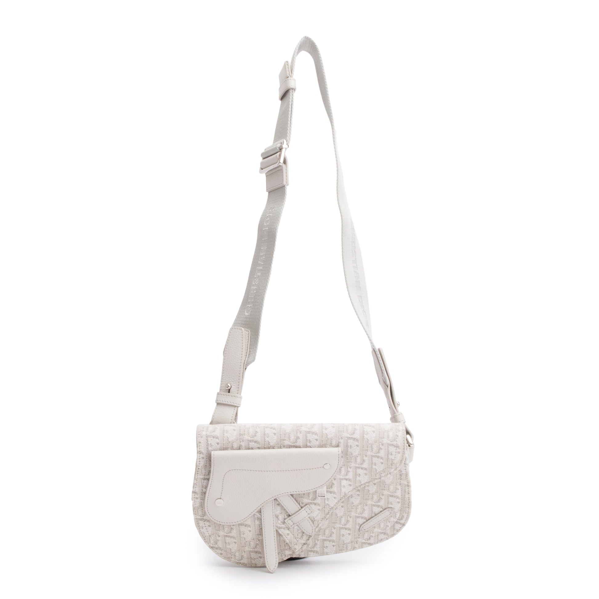 Christian 2021 Dior Oblique Canvas Saddle Messenger Pouch