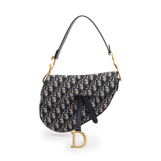 Christian Dior 2020 Oblique Medium Saddle Bag