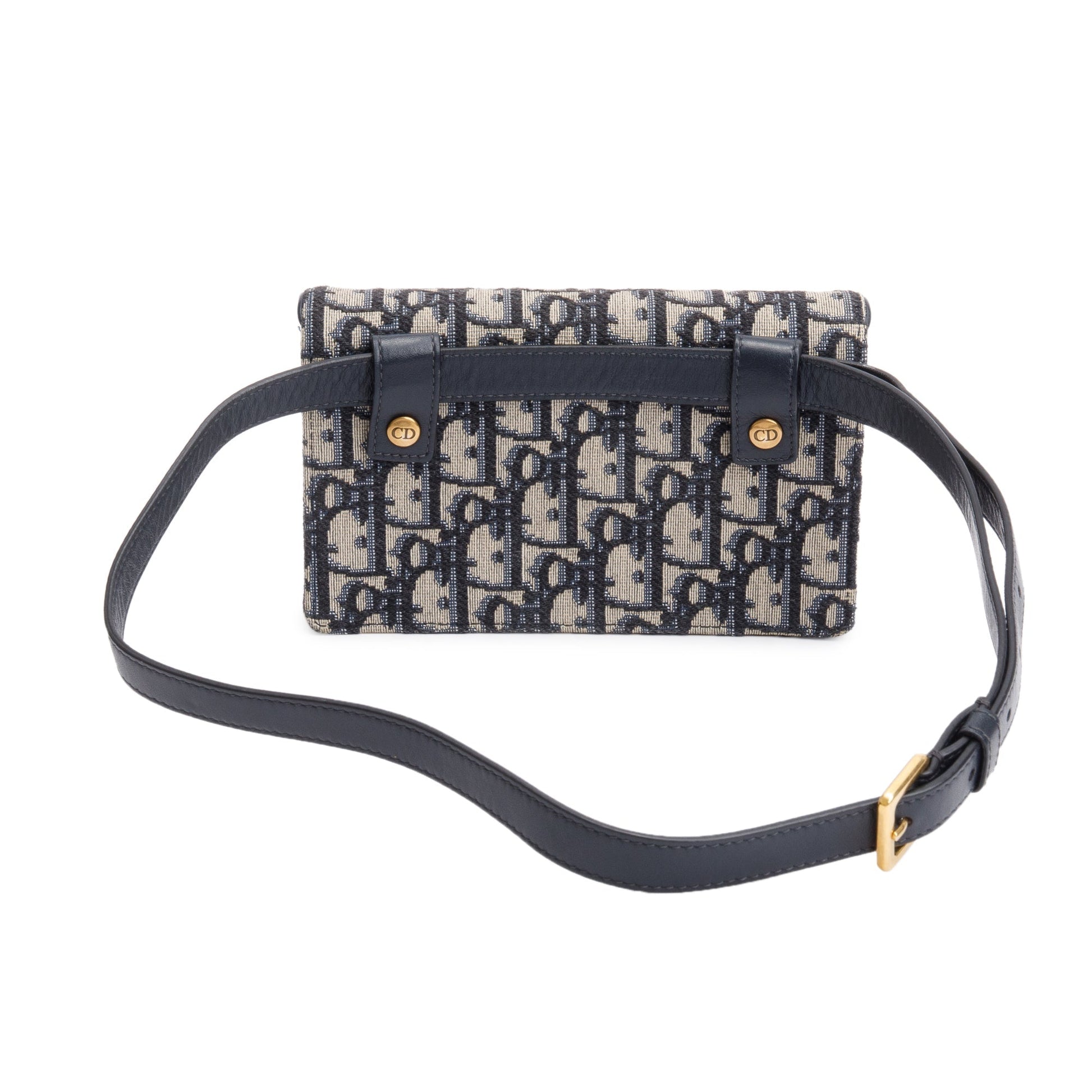 Christian Dior 2021 Oblique Saddle Belt Pouch