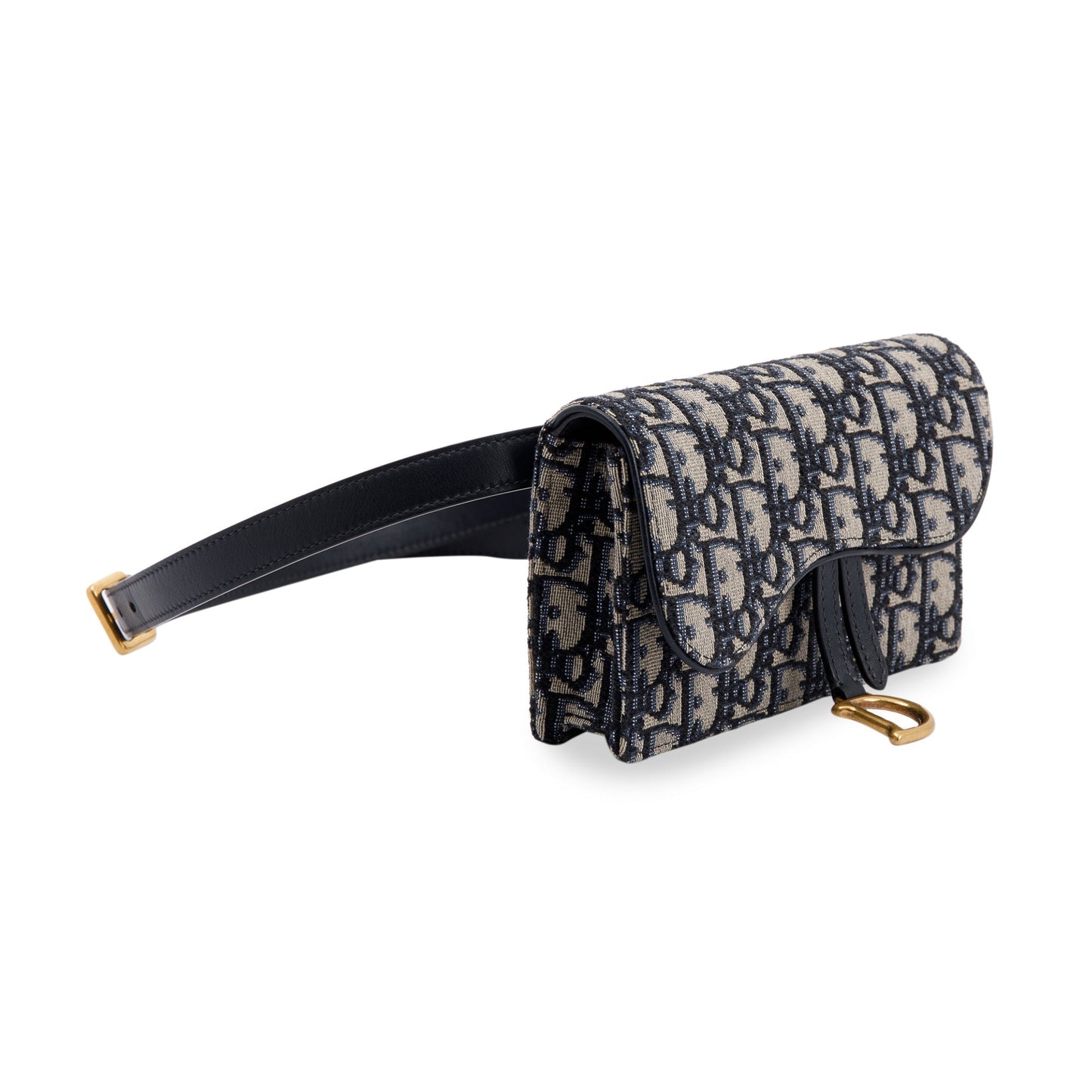 Christian Dior 2021 Oblique Saddle Belt Pouch