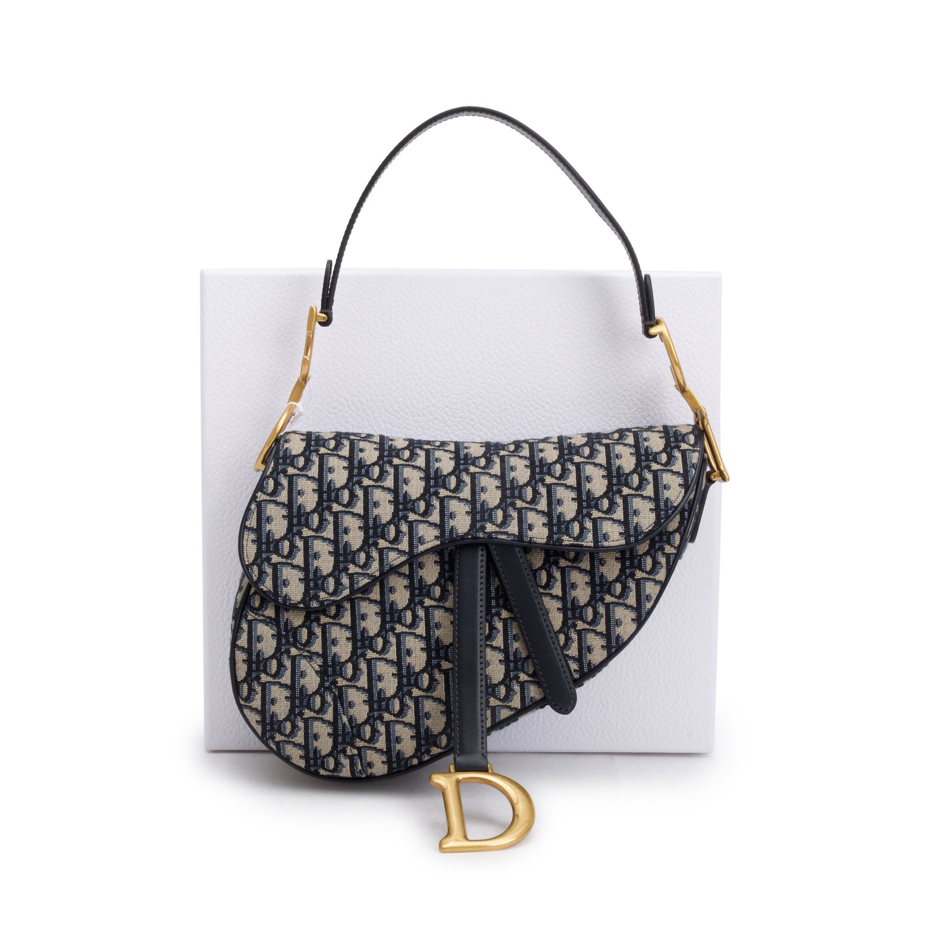 Christian Dior 2022 Oblique Medium Saddle Bag