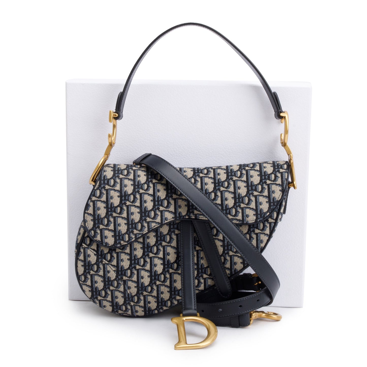 Christian Dior 2022 Oblique Medium Saddle Bag