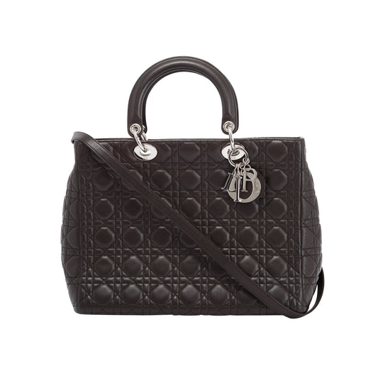 Christian Dior Large Leather Lady Dior Bag
