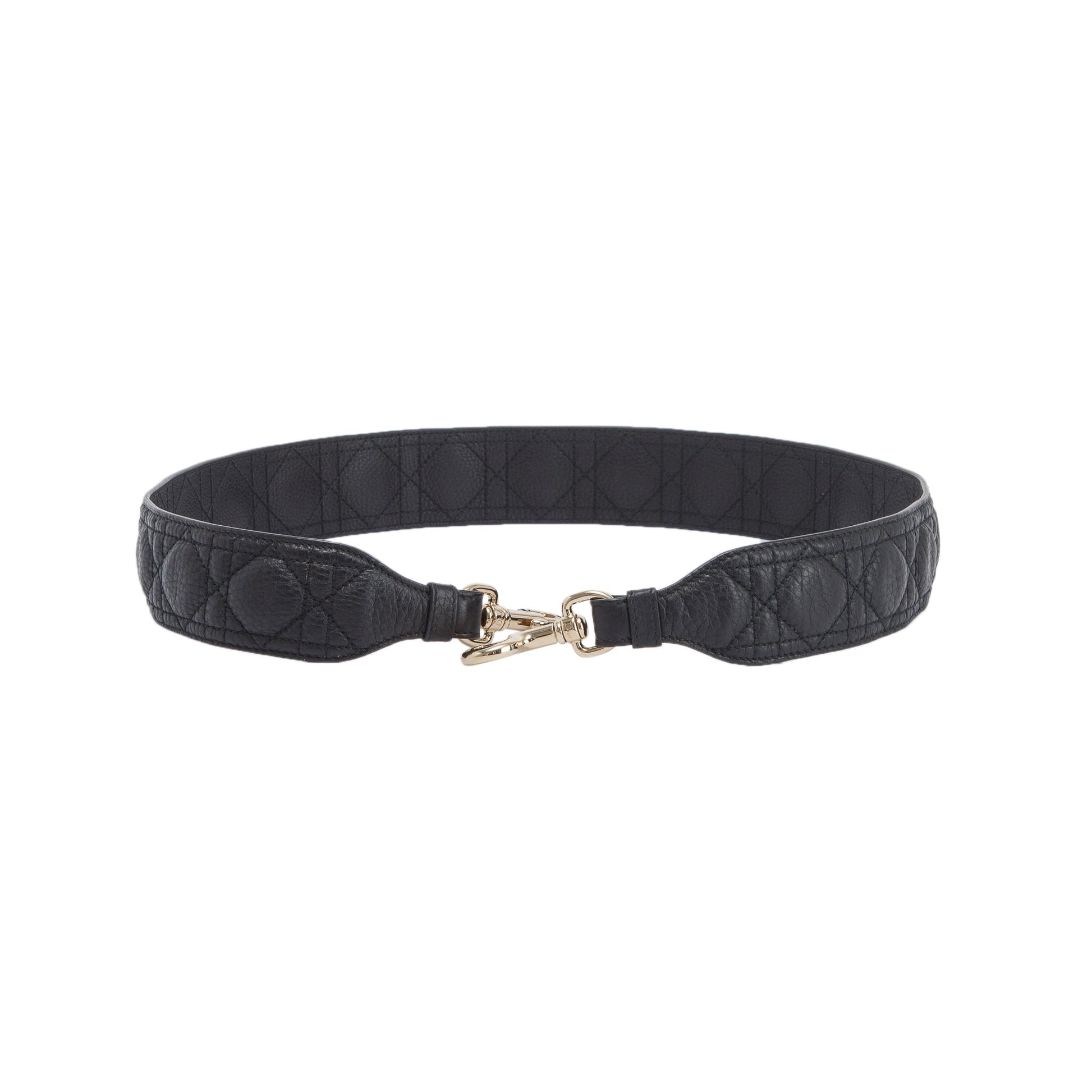 Christian Dior Leather Cannage Shoulder Strap