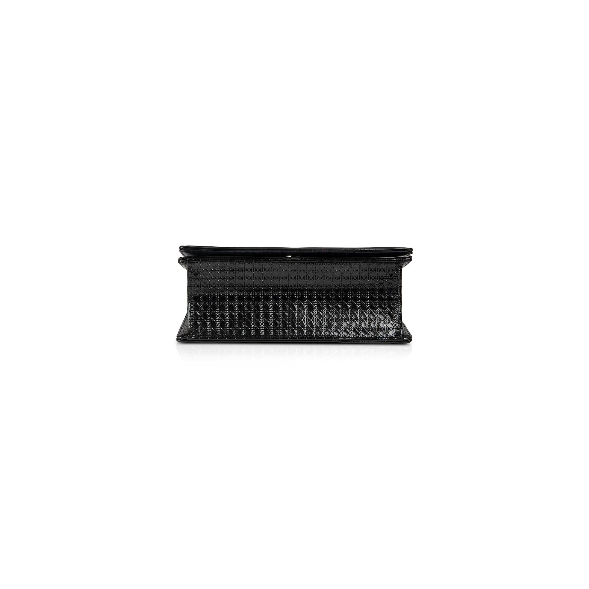 Christian Dior Metallic Microcannage Diorama Chain Bag