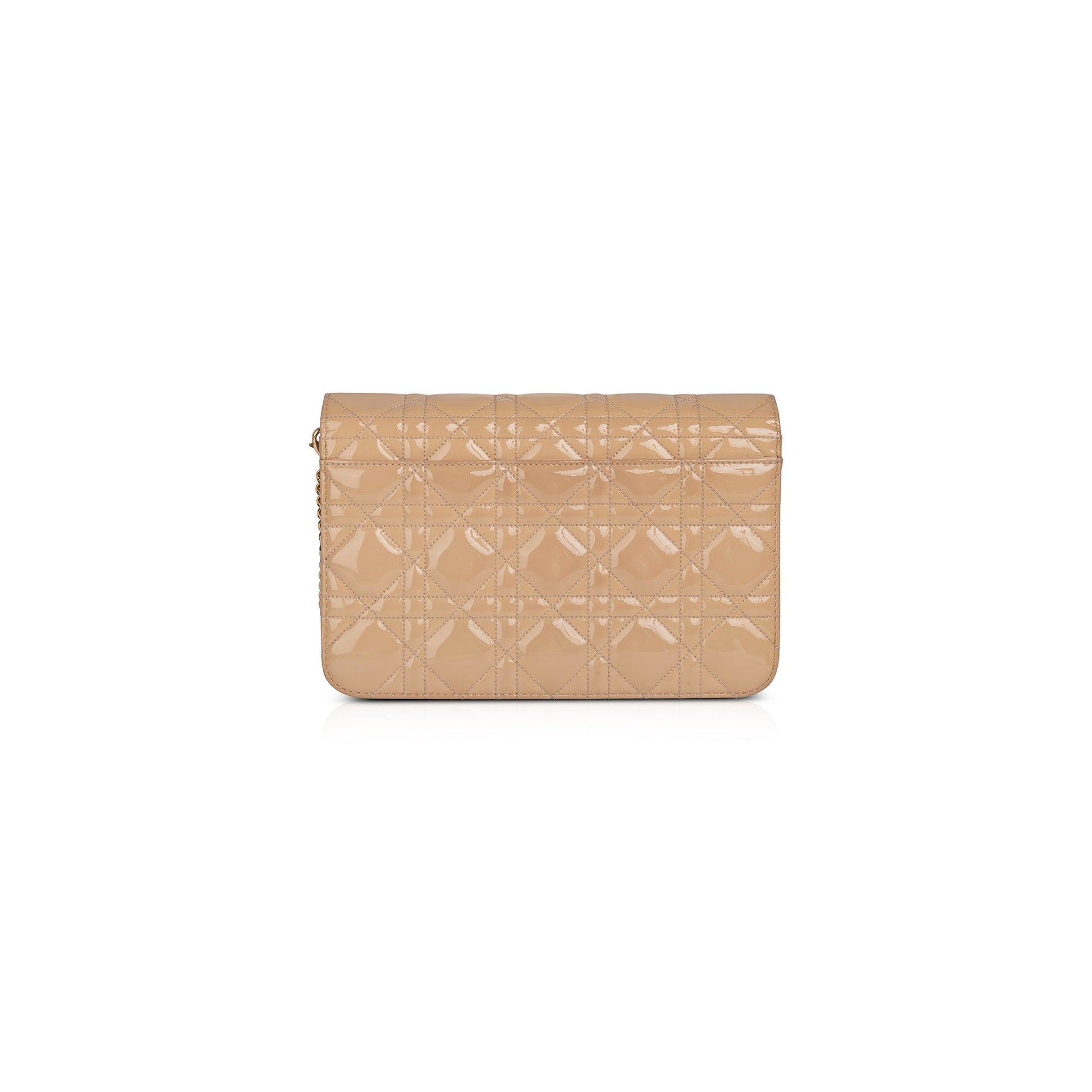 Christian Dior Patent Cannage Miss Dior Promenade Pouch