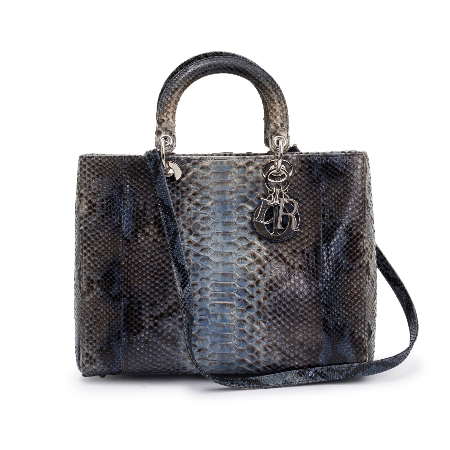 Christian Dior Python Large Lady Dior Bag