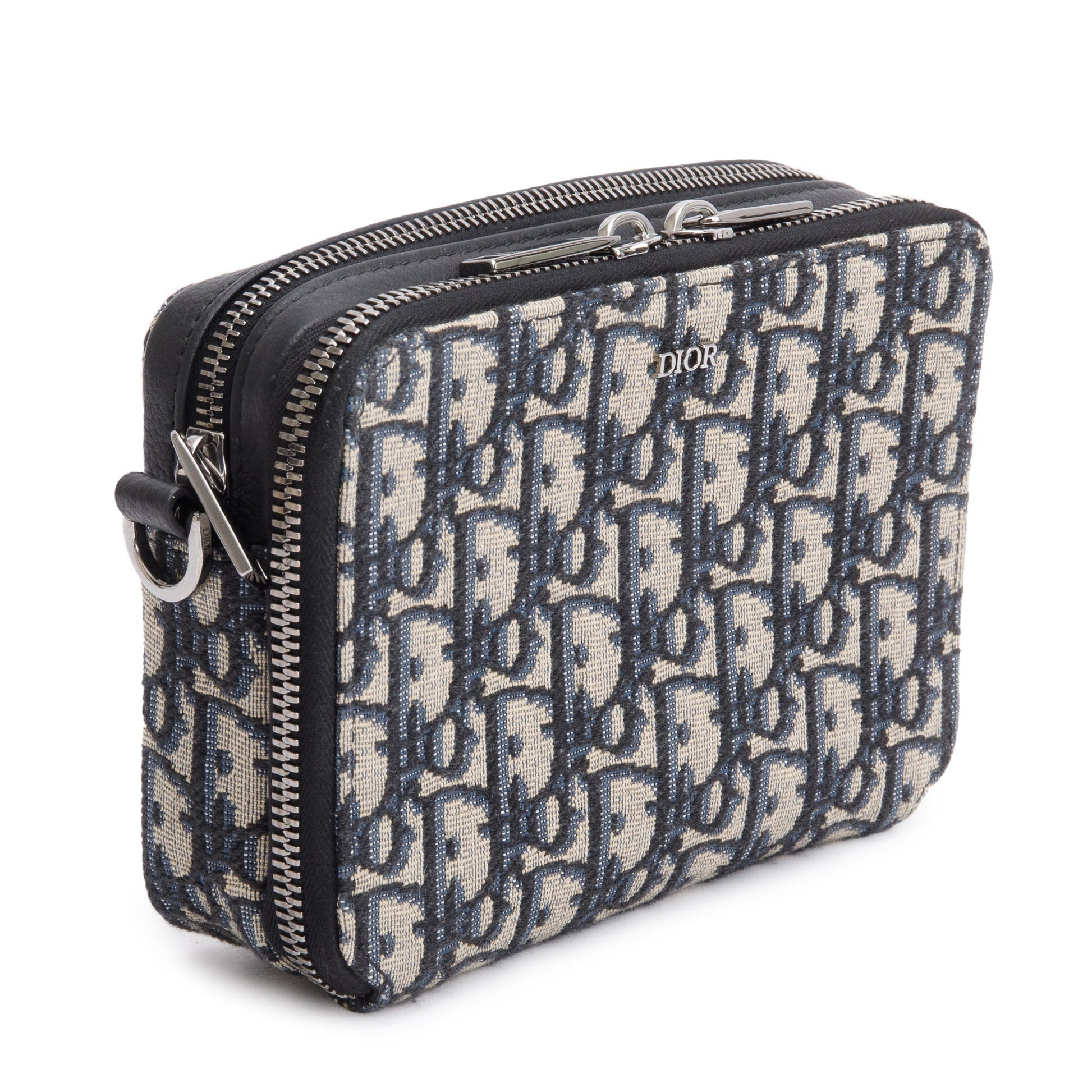 Christion Dior 2024 Oblique Jacquard Zipped Pouch