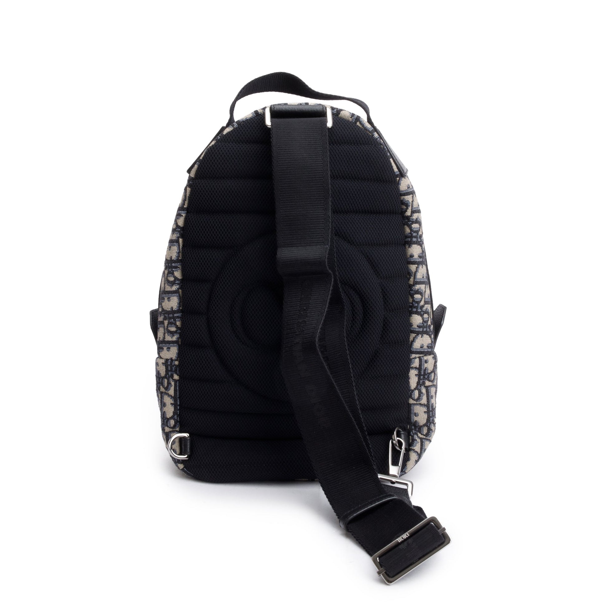 Cristian Dior Oblique Jacquard Mini Rider Sling Bag