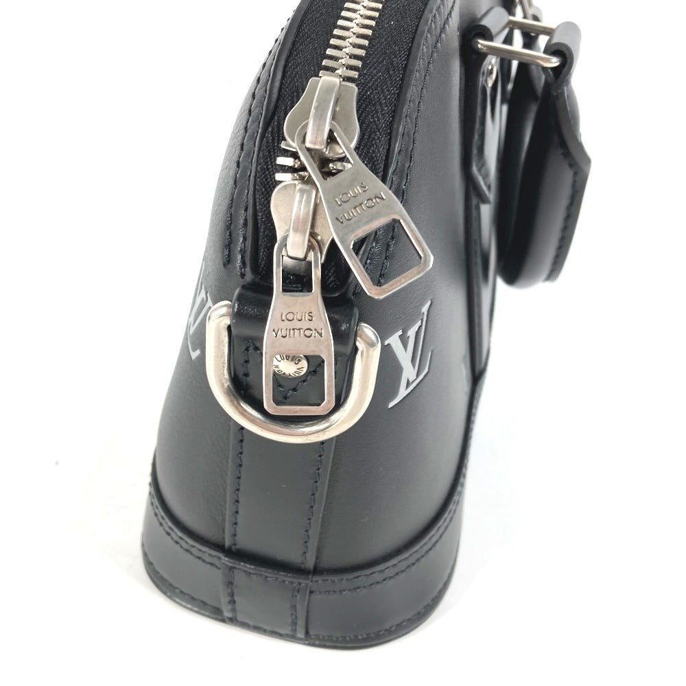 LOUIS VUITTON Handbag Calf leather black Alma EW