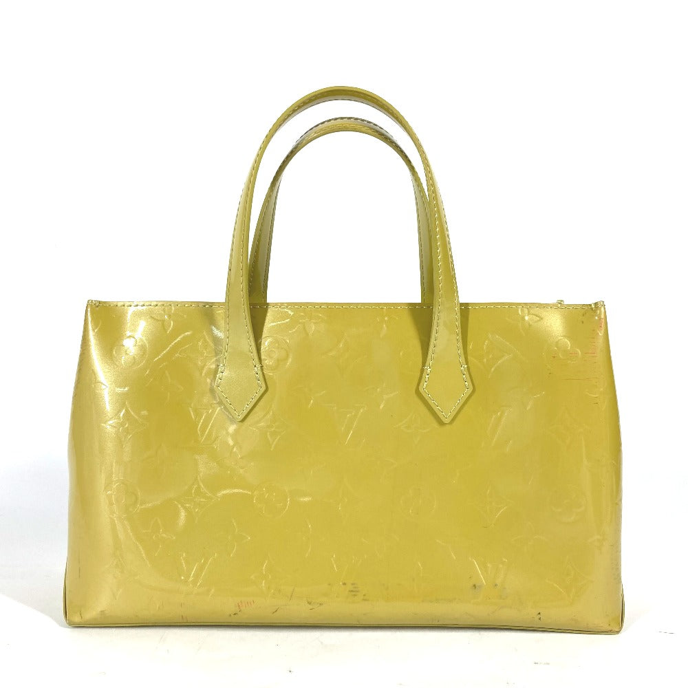 Luxury Women's Handbag | LOUIS VUITTON Handbag Monogram Vernis Canvas yellow Monogram Vernis Wilshire PM