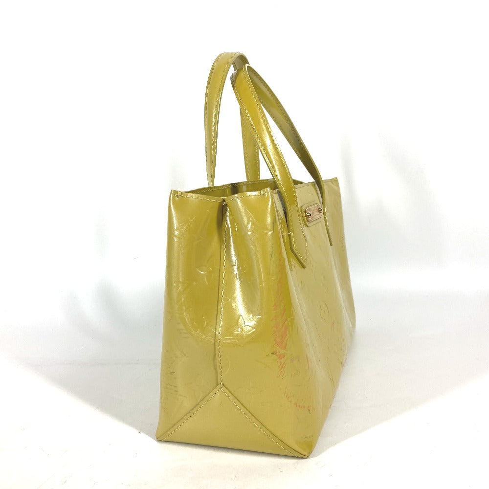 Luxury Women's Handbag | LOUIS VUITTON Handbag Monogram Vernis Canvas yellow Monogram Vernis Wilshire PM