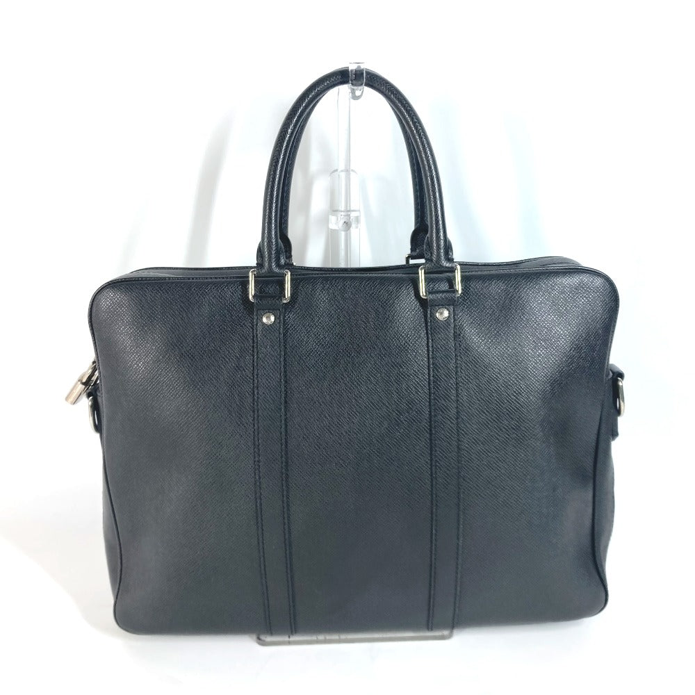 Luxury Women's Handbag | LOUIS VUITTON Handbag Taiga Leather black Taiga PDV Portodocument Voyage PM