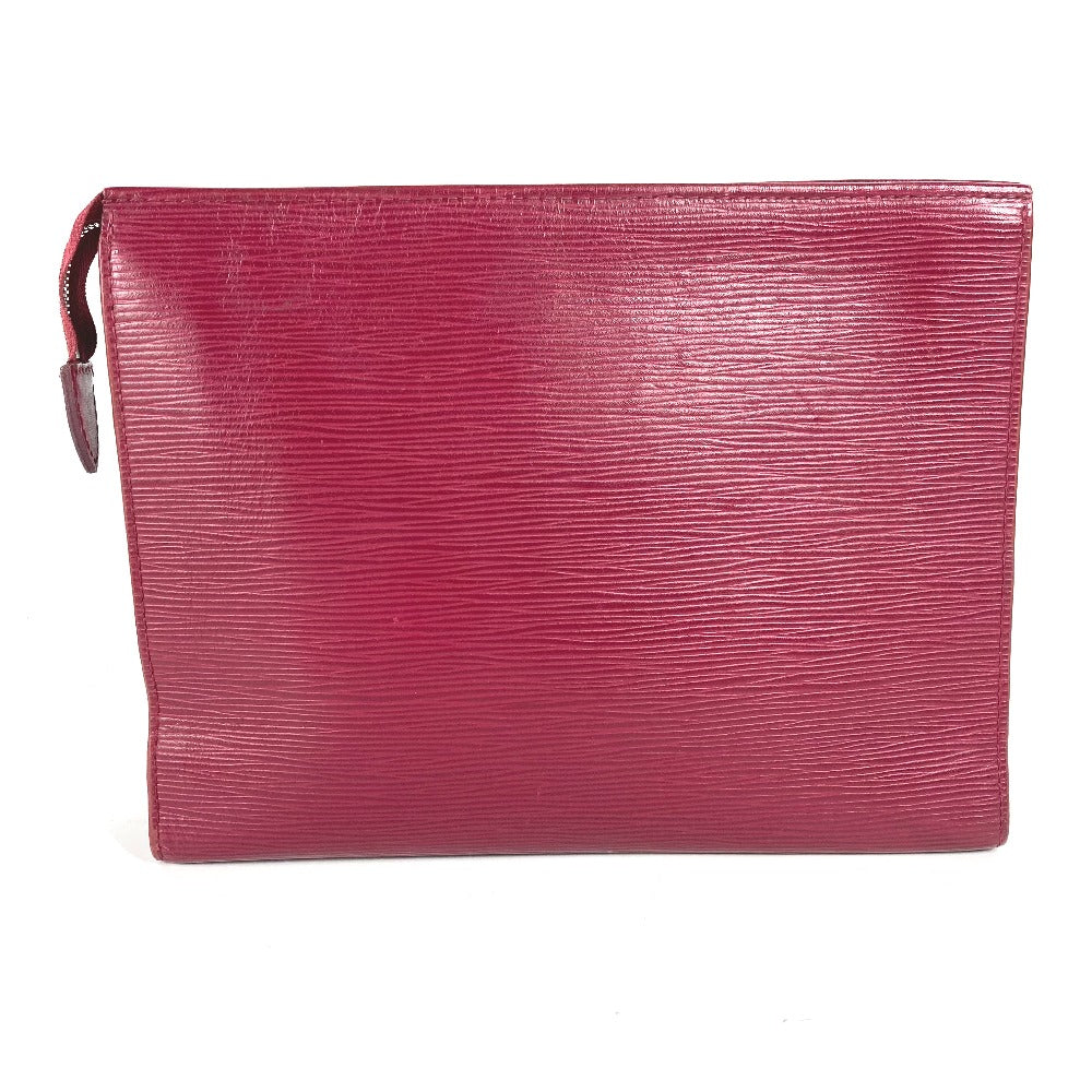 LOUIS VUITTON Clutch bag Epi Leather Red Epi Posh Toilette 26 Women