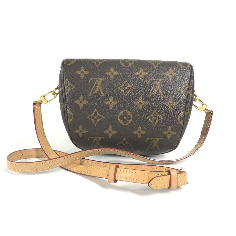 LOUIS VUITTON Sling bag Monogram canvas Brown Monogram mini bum bag Women
