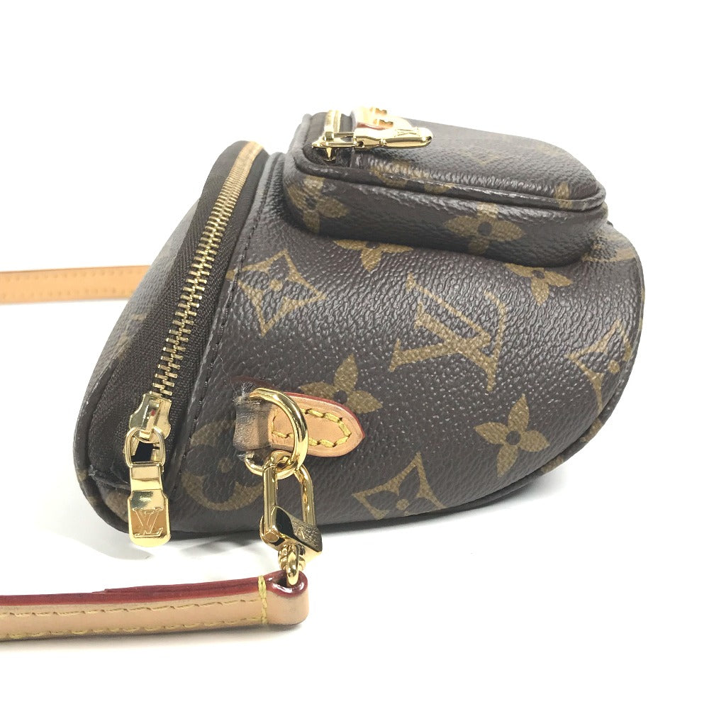 LOUIS VUITTON Sling bag Monogram canvas Brown Monogram mini bum bag Women