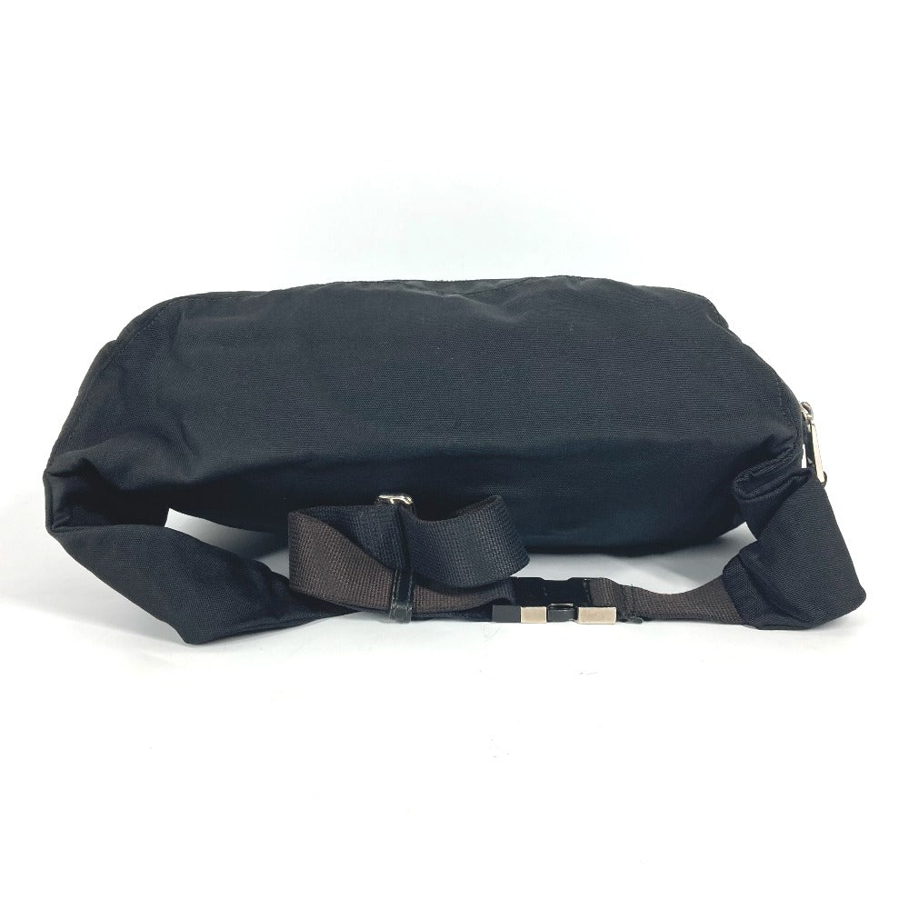 GUCCI Sling bag 246409 Nylon black logo Sherry Line mens