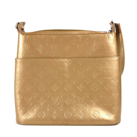 LOUIS VUITTON Shoulder Bag Monogram mat leather beige Monogram mat Sutter Women