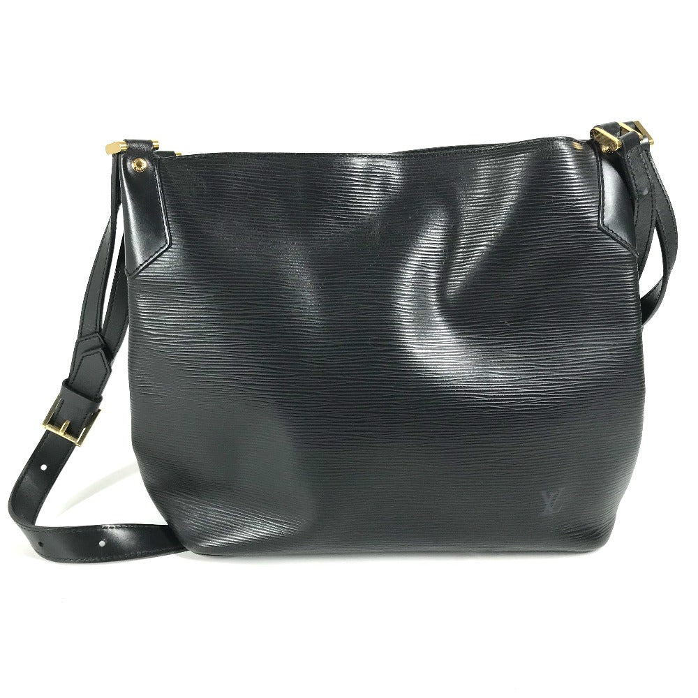 LOUIS VUITTON Shoulder Bag Epi Leather black Epi Mandala MM Women
