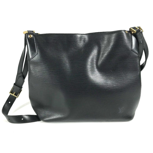 LOUIS VUITTON Shoulder Bag Epi Leather black Epi Mandala MM Women