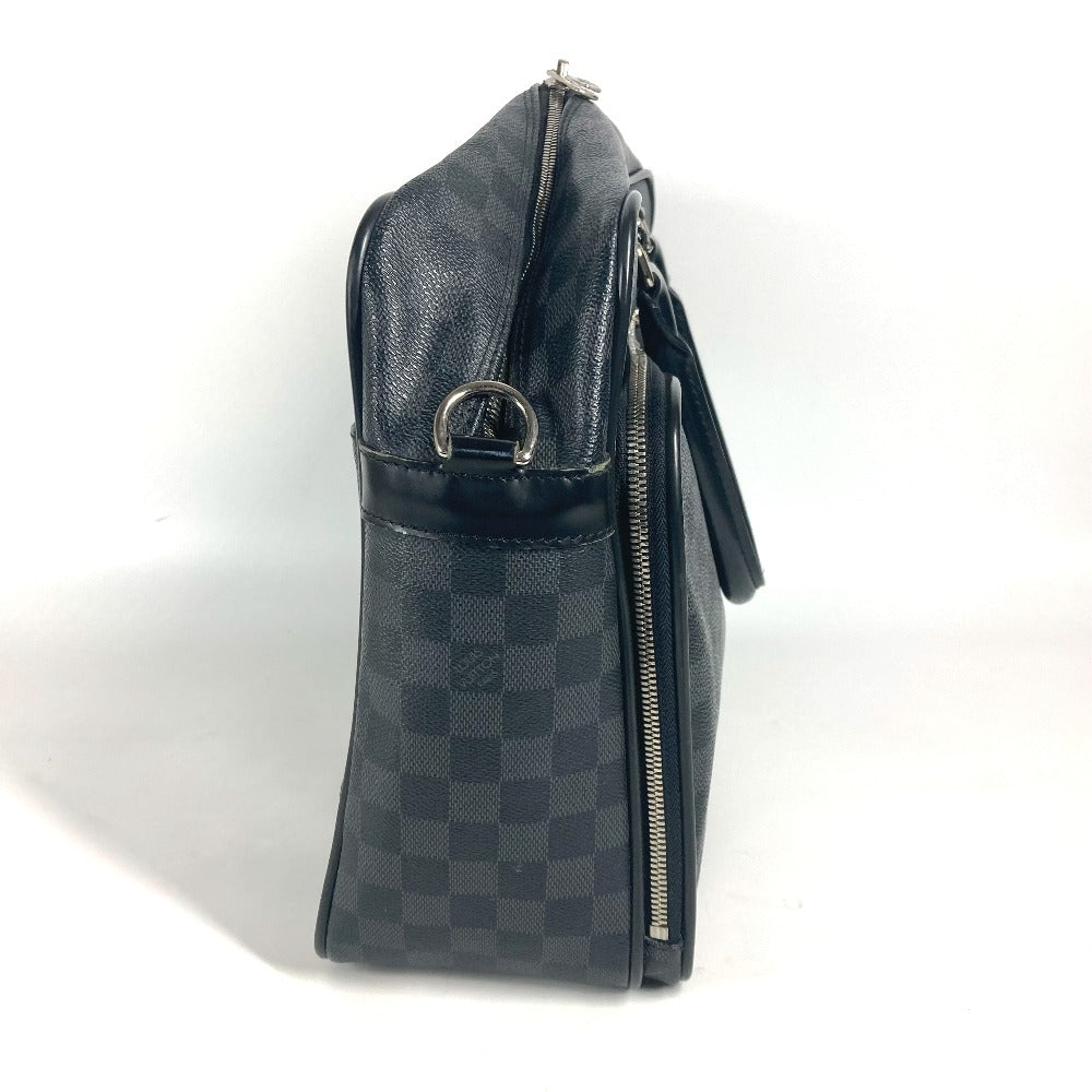 Luxury Women's Handbag | LOUIS VUITTON Business bag Damier Grafitto Canvas black Damier Grafitte Ikar mens