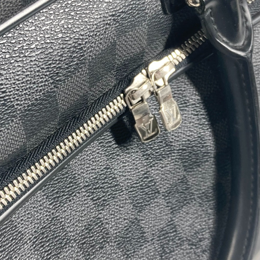LOUIS VUITTON Business bag N23253 Damier Grafitto Canvas black Damier Grafitte Ikar mens