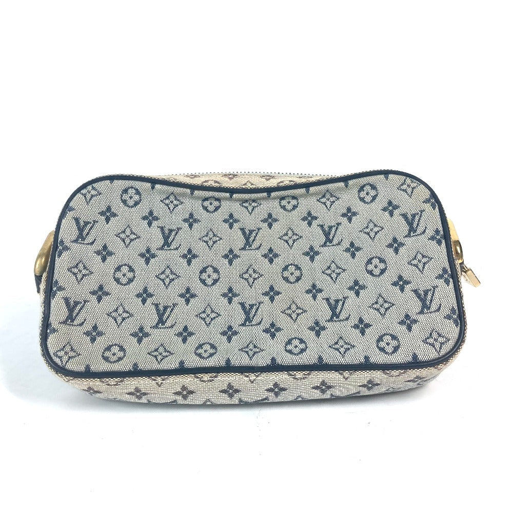 LOUIS VUITTON Shoulder Bag Damier Jean Canvas Navy Damier Jean Petite message mens