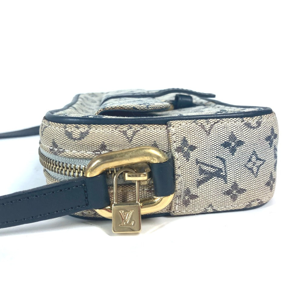 LOUIS VUITTON Shoulder Bag Damier Jean Canvas Navy Damier Jean Petite message mens