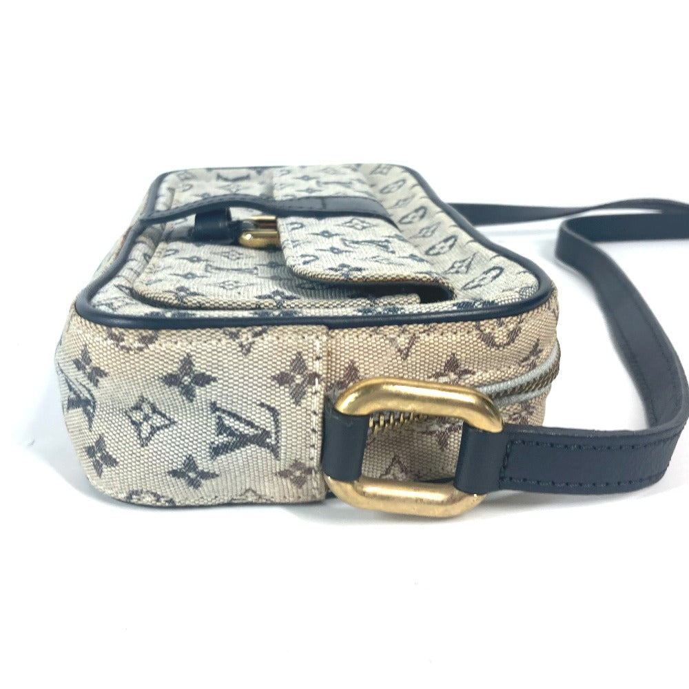 LOUIS VUITTON Shoulder Bag Damier Jean Canvas Navy Damier Jean Petite message mens