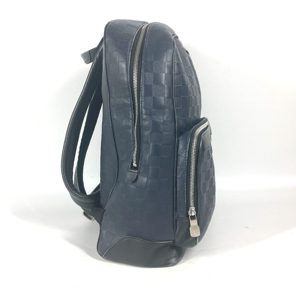 LOUIS VUITTON Backpack Damier Anfini Leather Navy Damier Anfini campus backpack