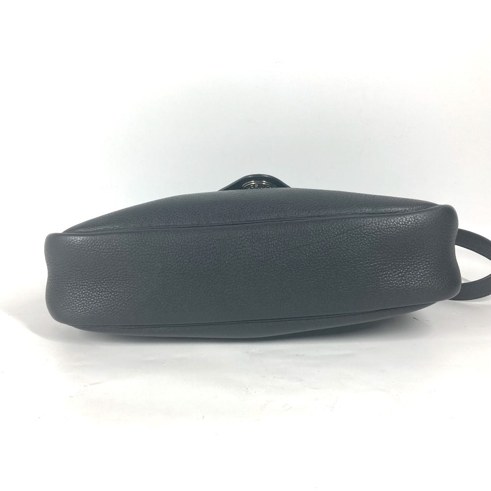 HERMES Shoulder Bag leather black Serie Christine unisex(Unisex)