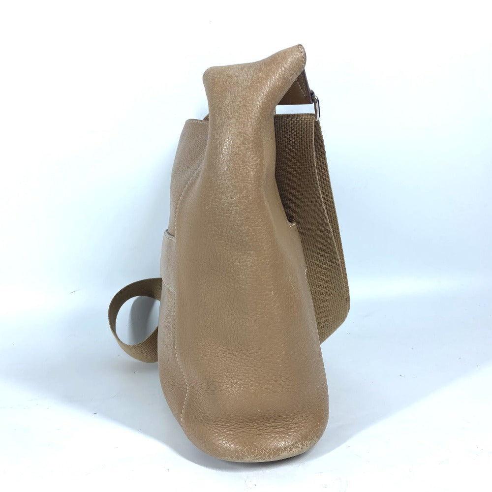 HERMES Shoulder Bag leather beige Good News PM Women