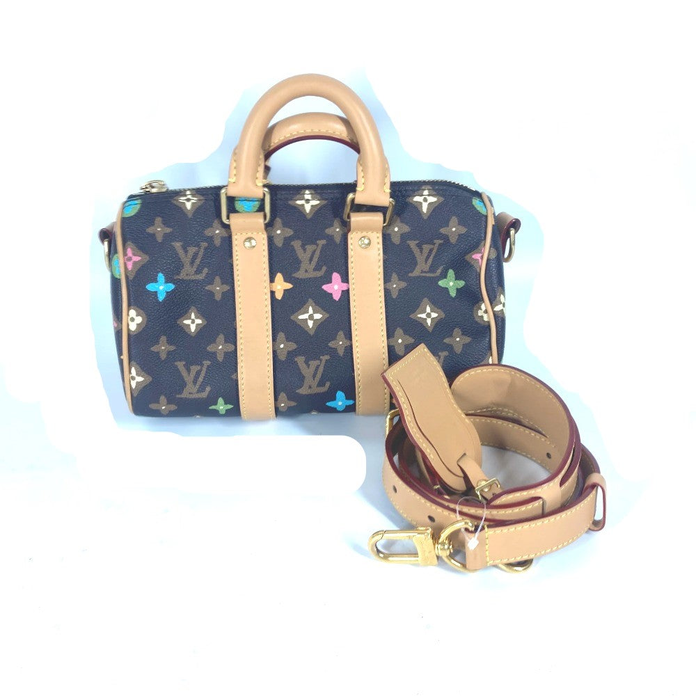 LOUIS VUITTON Shoulder Bag Canvas, Monogram Craggy Canvas Brown Monogram Craggy Keepall ・bandouliere 25