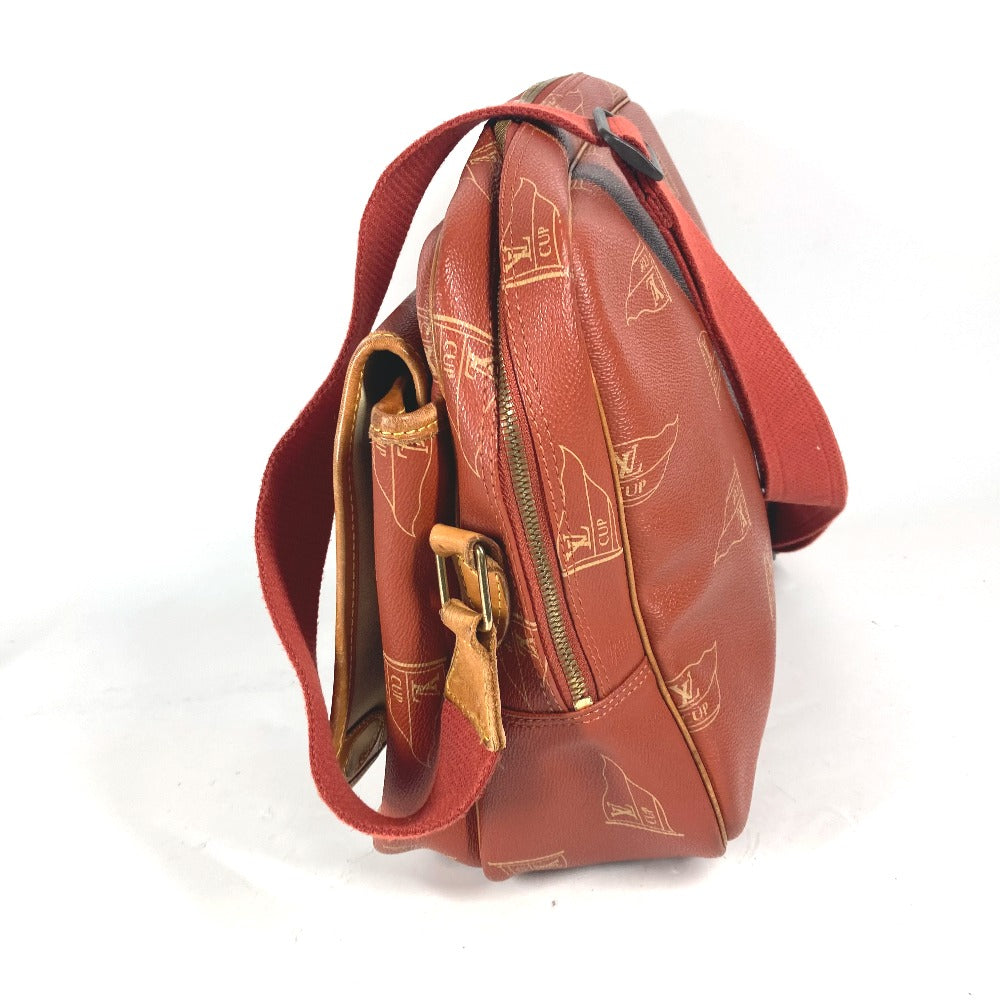 LOUIS VUITTON Shoulder Bag canvas Orange LVCUP Louis Vuitton Cup Calvi unisex(Unisex)