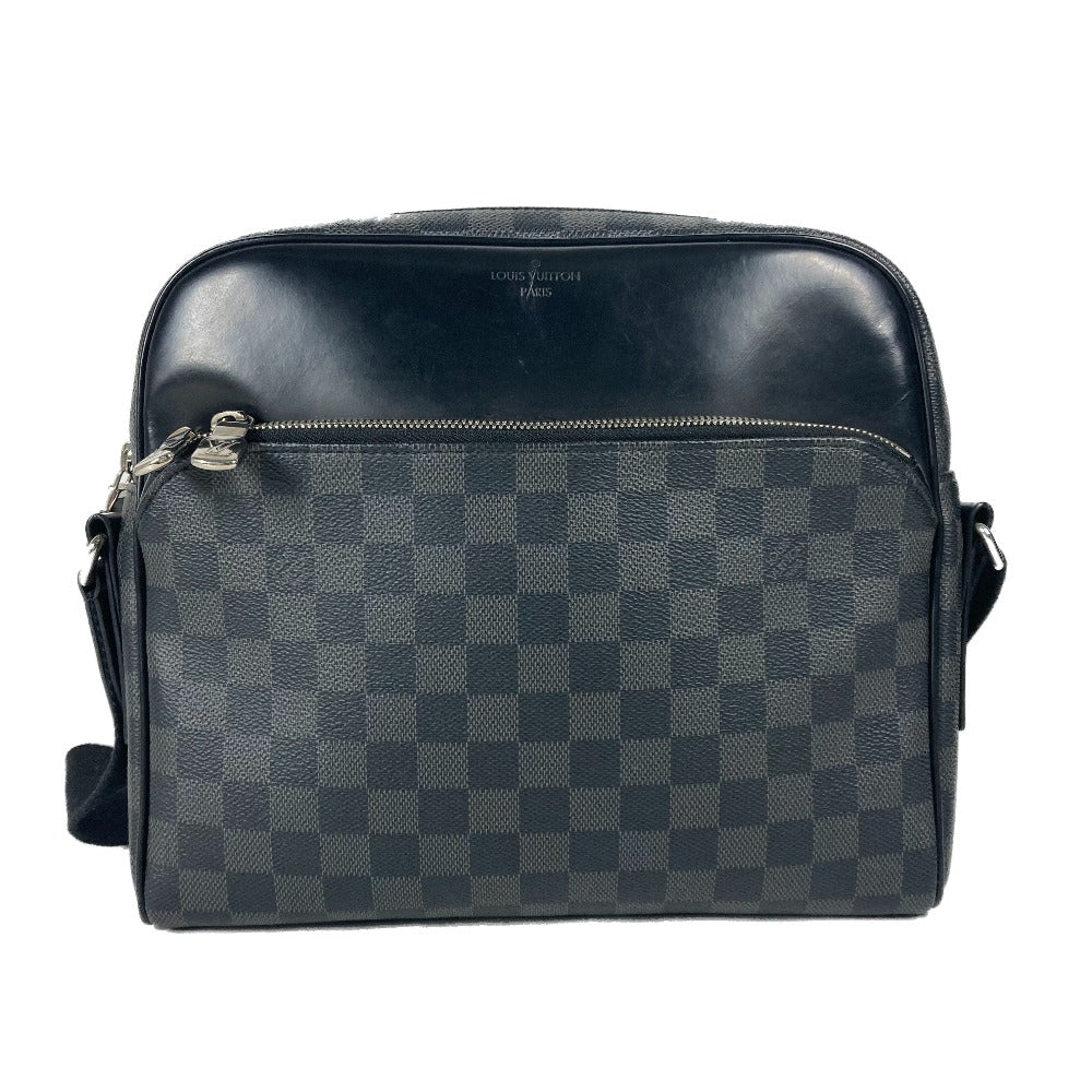 LOUIS VUITTON Shoulder Bag Damier Grafitto Canvas black Damier Grafitte Dayton PM