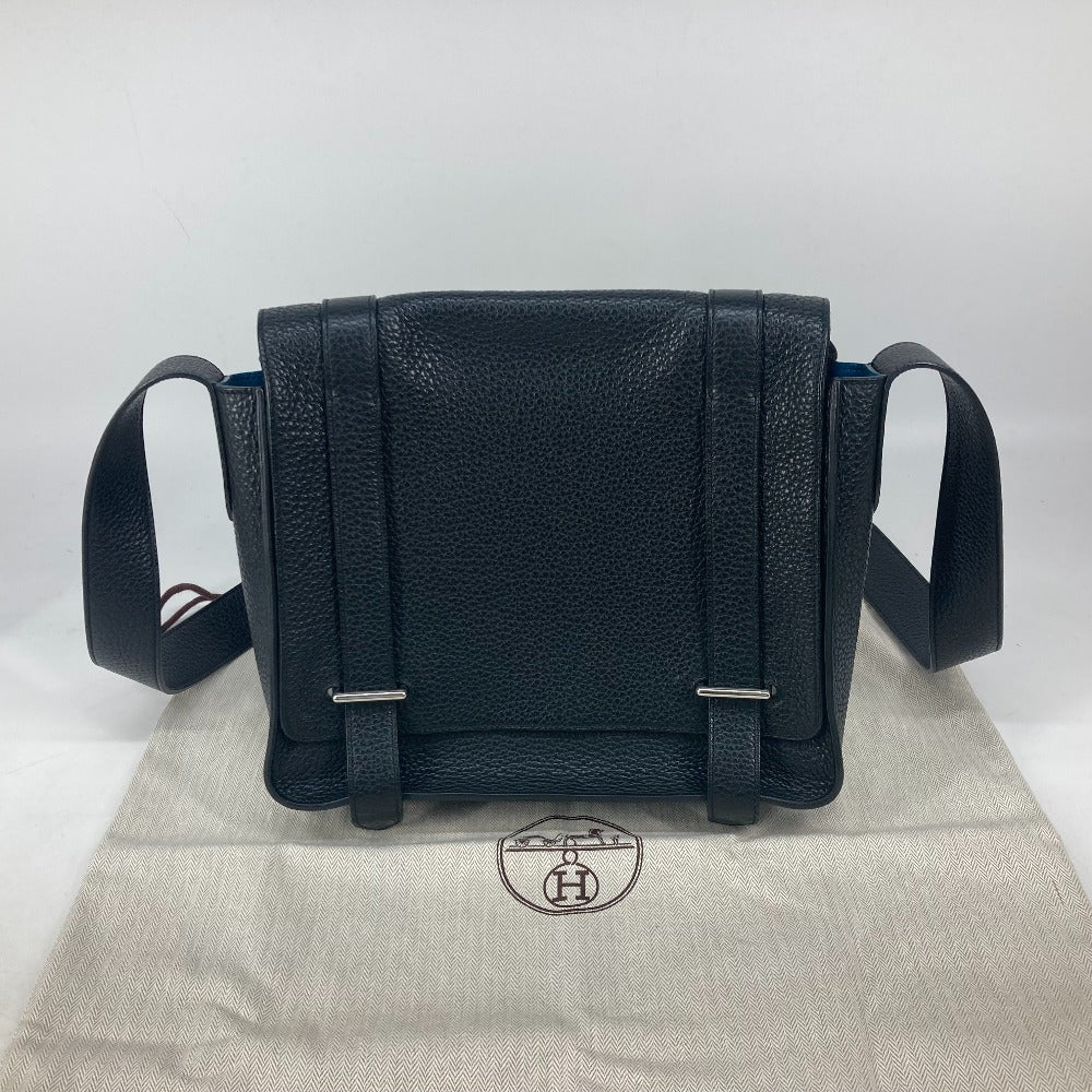 HERMES Shoulder Bag Taurillon Clemence black By color Steve Caporal 27