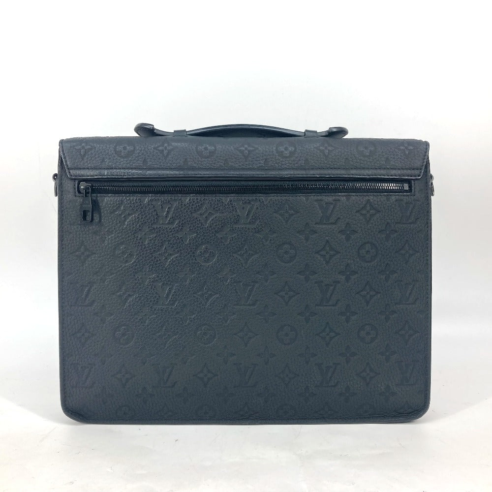 LOUIS VUITTON Handbag M20835 Taurillon Clemence Leather black Monogram Taurillon Clemence S-Lock Briefcase mens