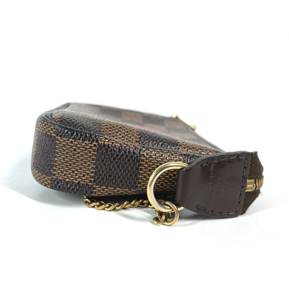 LOUIS VUITTON Handbag Damier canvas Brown Damier T&B Mini Pochette Accessories