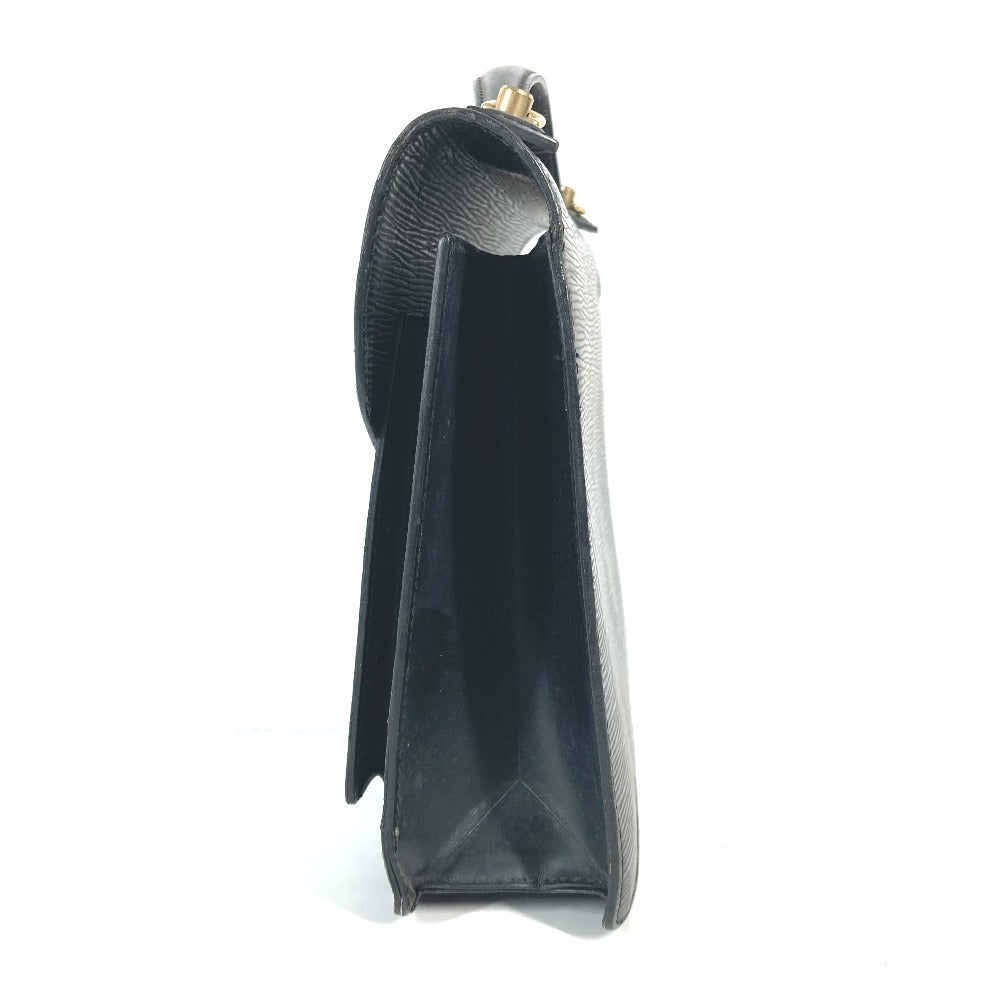 LOUIS VUITTON Handbag Epi Leather black Epi Monceau