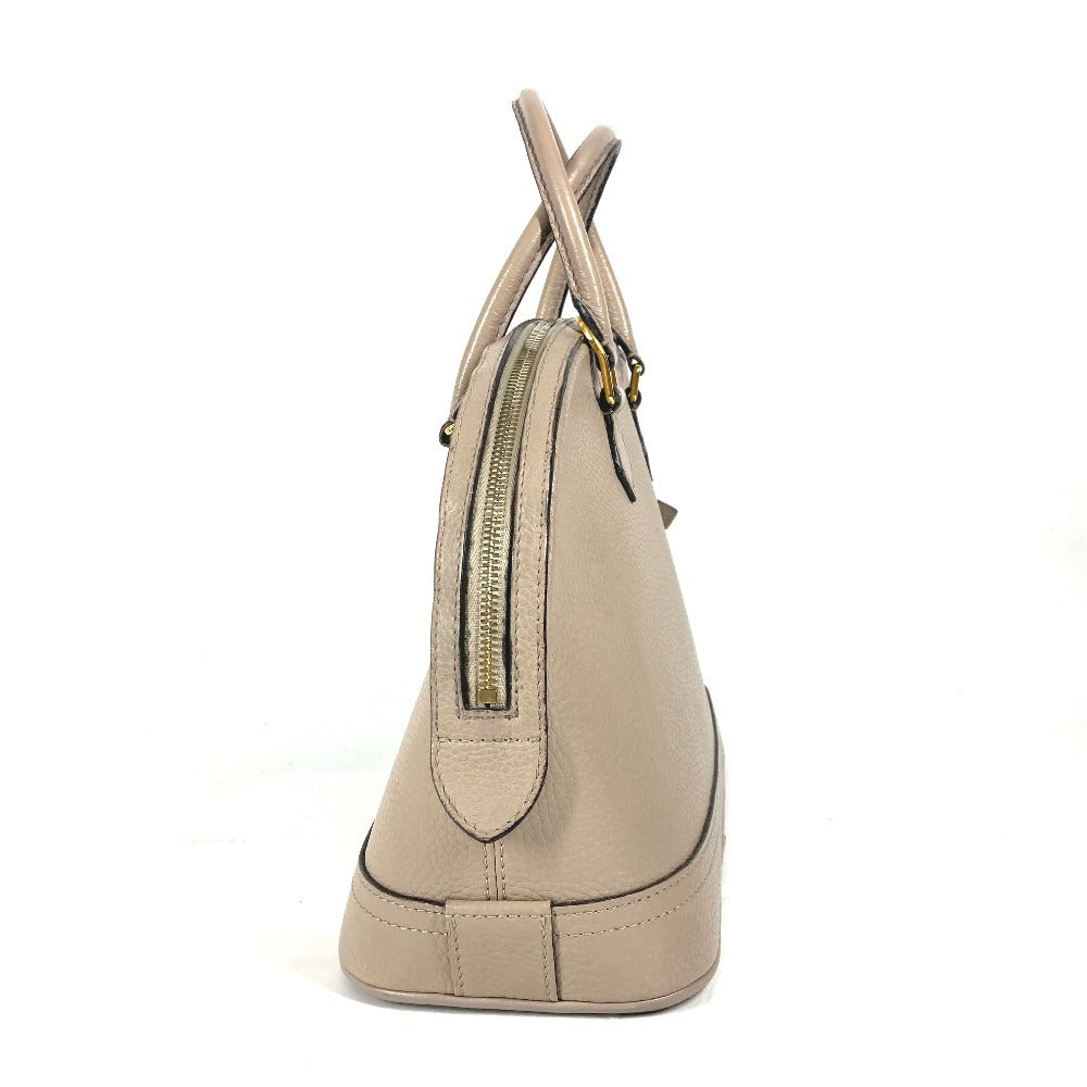 LOUIS VUITTON Handbag leather gray Parnasea Alma PM