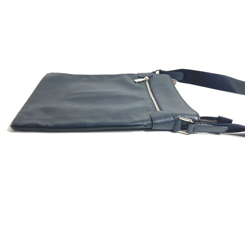 LOUIS VUITTON Shoulder Bag Taiga Leather Navy Taiga Sasha