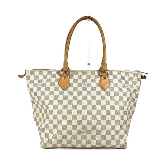 LOUIS VUITTON Shoulder Bag Damier Azur Canvas white Damier Azur SaleyaMM