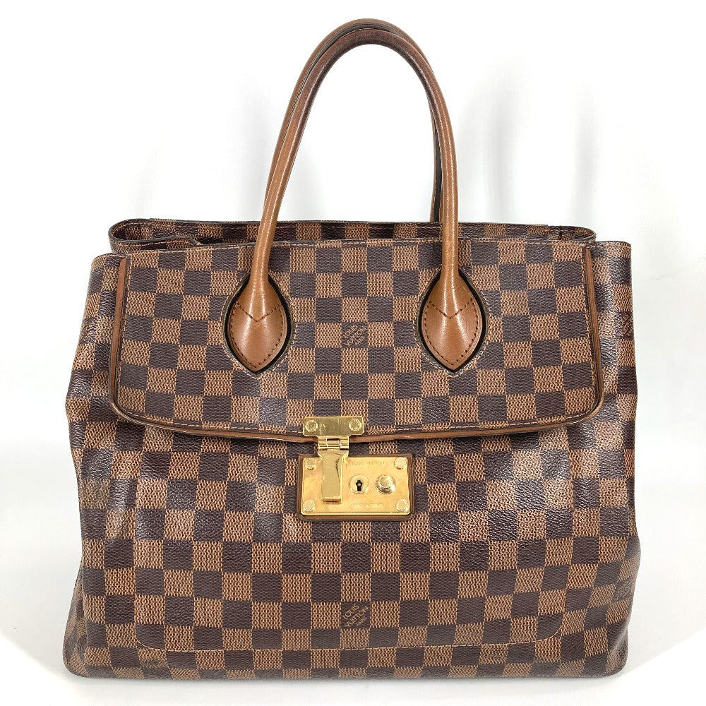 LOUIS VUITTON Handbag Damier canvas Brown Damier Ascot