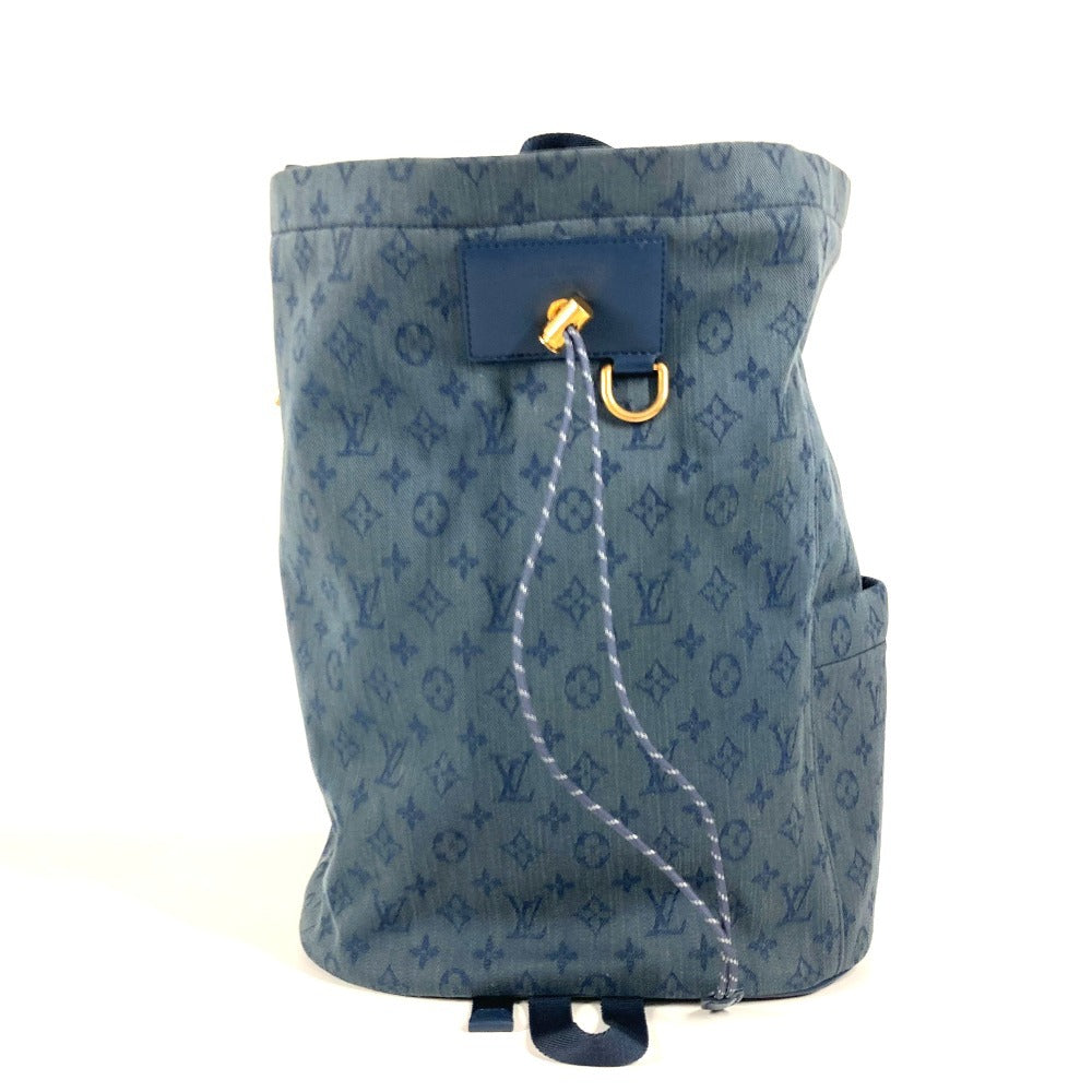 LOUIS VUITTON Backpack Monogram denim canvas blue Monogram denim chalk backpack