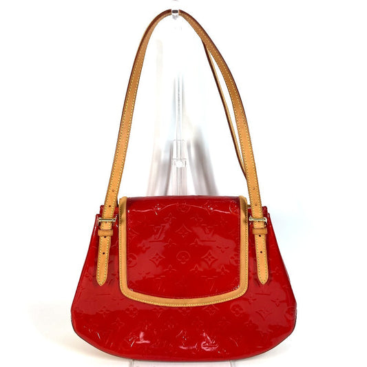 LOUIS VUITTON Shoulder Bag Monogram Vernis Red Monogram Vernis Skein Bay GM