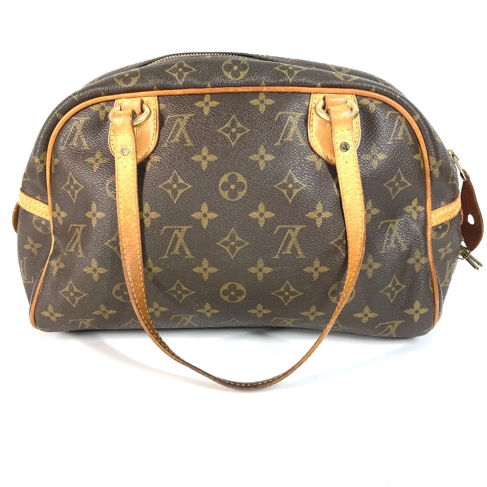Elegant Women's Shoulder Bag | LOUIS VUITTON Shoulder Bag Monogram canvas Brown Monogram Montorgueil PM