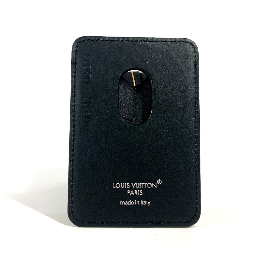 LOUIS VUITTON Card Case Monogram Eclipse Canvas black Monogram Eclipse Porto Cult Magnet unisex(Unisex)