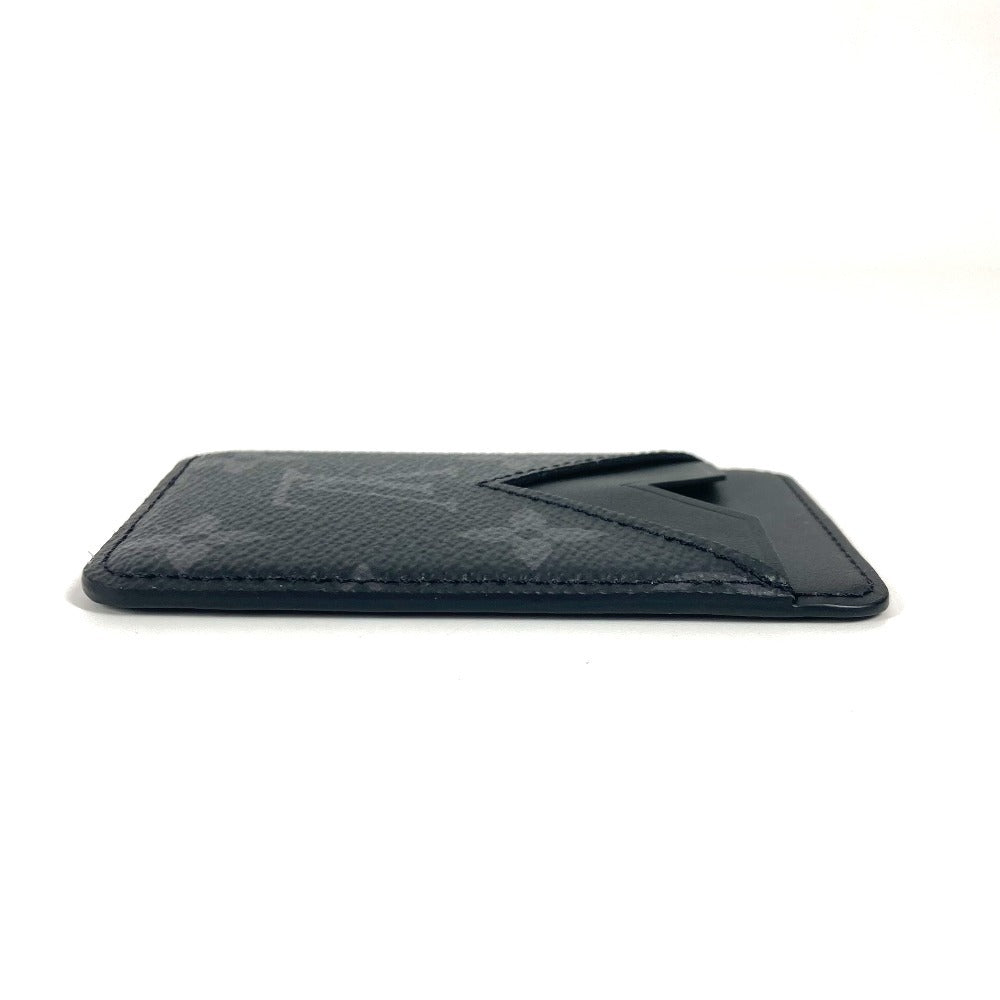 LOUIS VUITTON Card Case Monogram Eclipse Canvas black Monogram Eclipse Porto Cult Magnet unisex(Unisex)