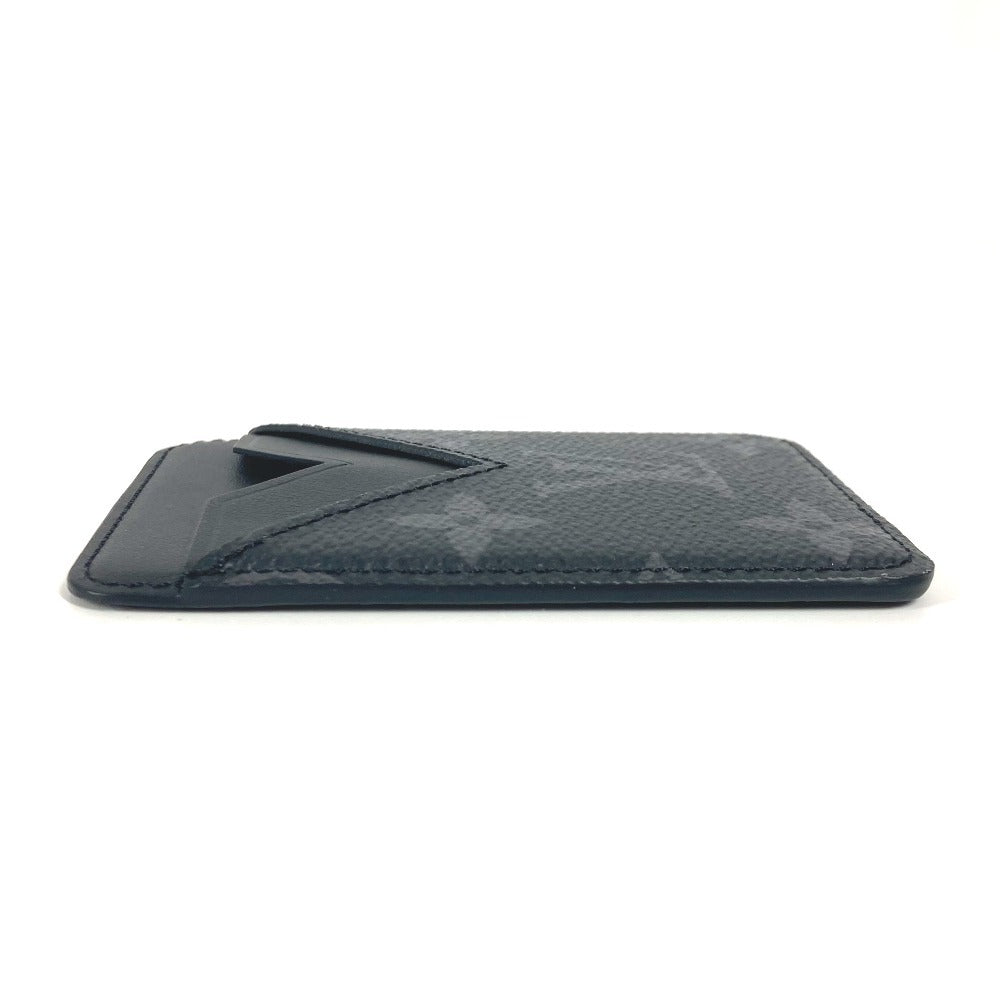 LOUIS VUITTON Card Case Monogram Eclipse Canvas black Monogram Eclipse Porto Cult Magnet unisex(Unisex)