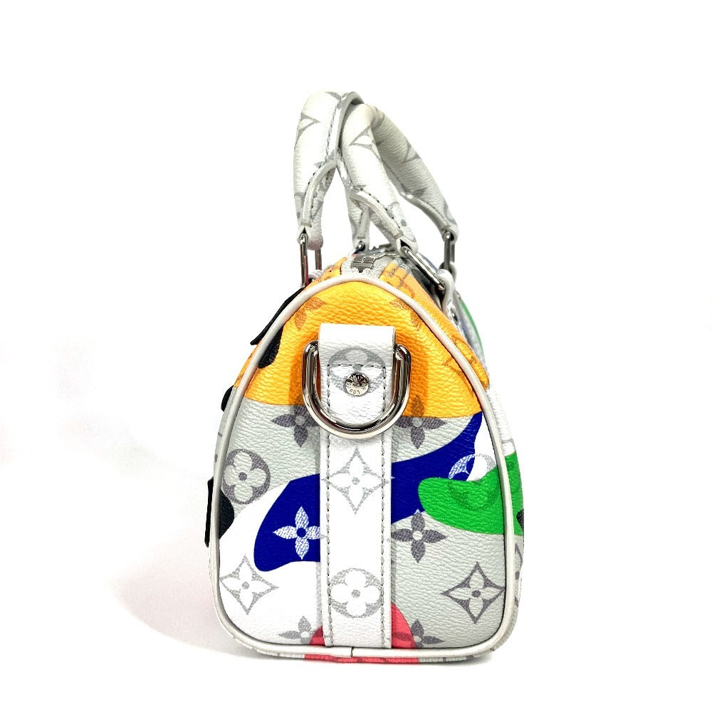 LOUIS VUITTON Shoulder Bag Monogram canvas, leather multicolor Monogram LV Portrait Keepall ・bandouliere 25